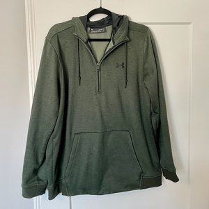 Men's Under Armour Green Sweatshirt Hoodie XL